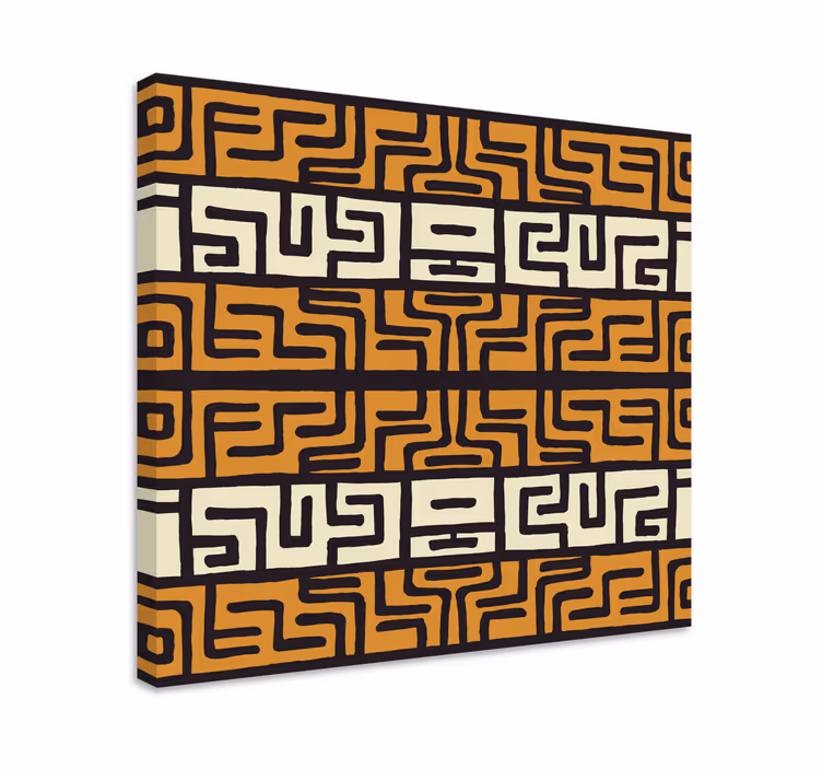 Stil african model abstract pânză abstractă - TenStickers