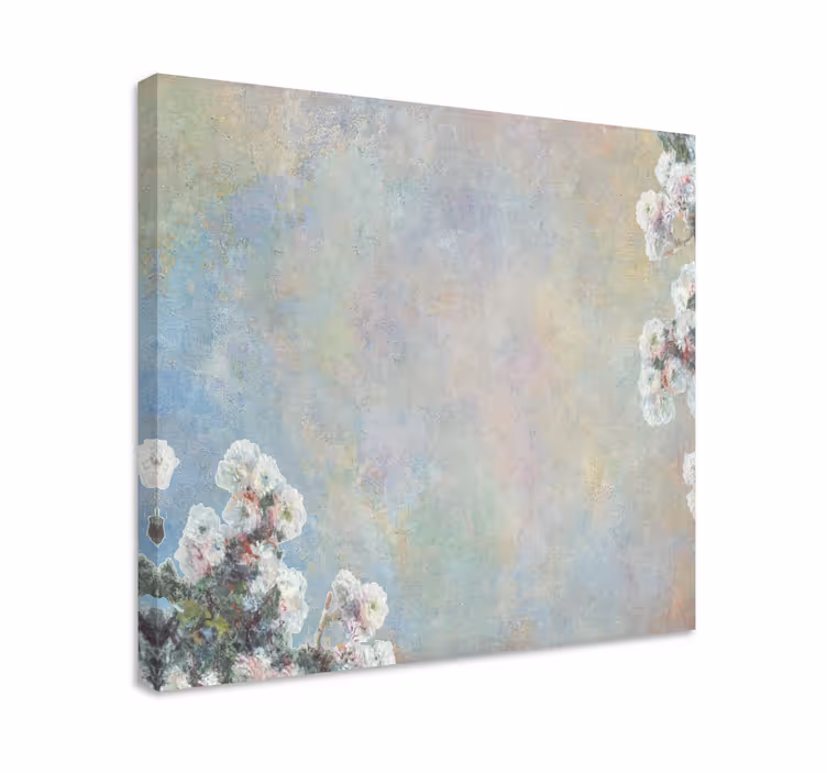 Tablou flori şi plante inspirație florală delicată - TenStickers