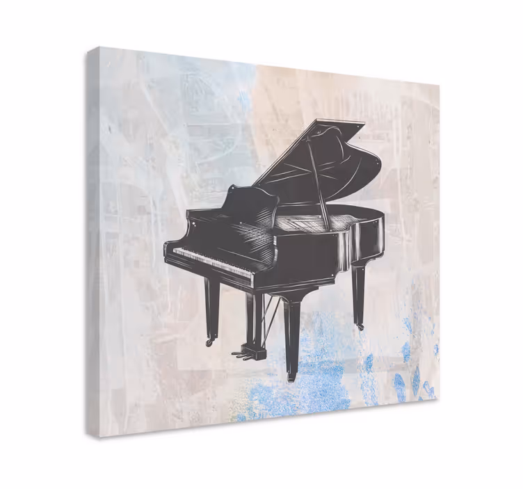 Tablou muzică stil pian mare - TenStickers