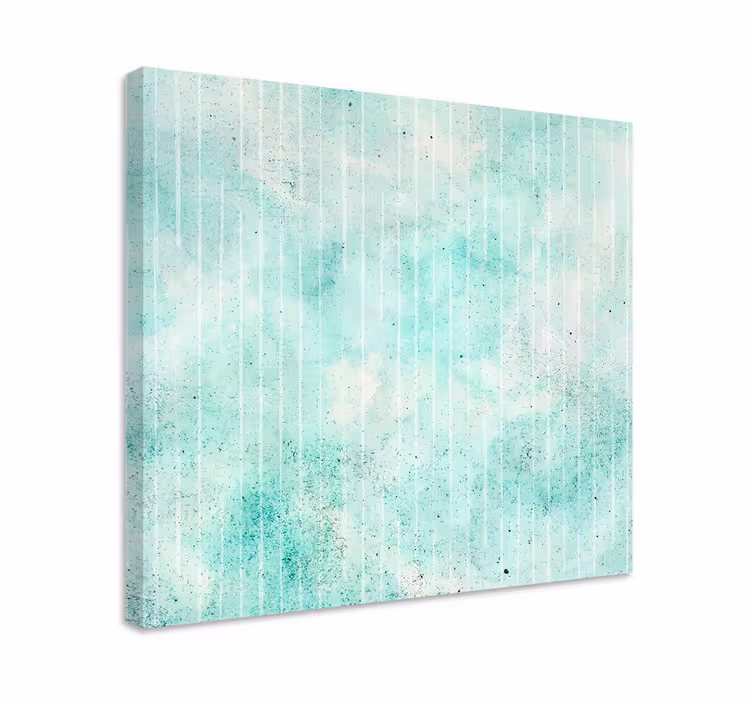 Tablou abstract textura moale aqua - TenStickers