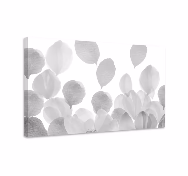 Tablou flori şi plante siluete florale delicate - TenStickers