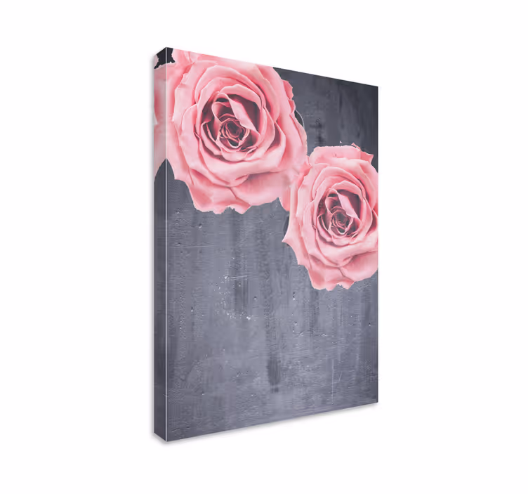 Tablou flori şi plante buchet de trandafiri roz - TenStickers