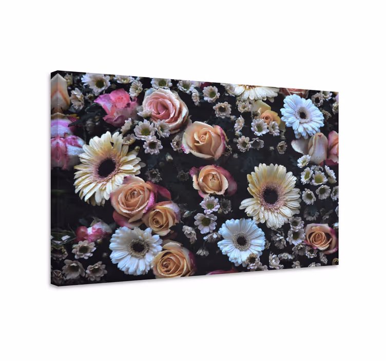 Tablou flori şi plante aranjament floral frumos - TenStickers