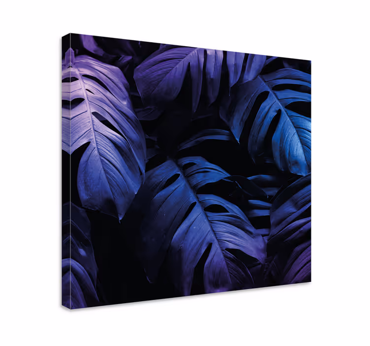 Tablou flori şi plante expunere de frunze tropicale - TenStickers