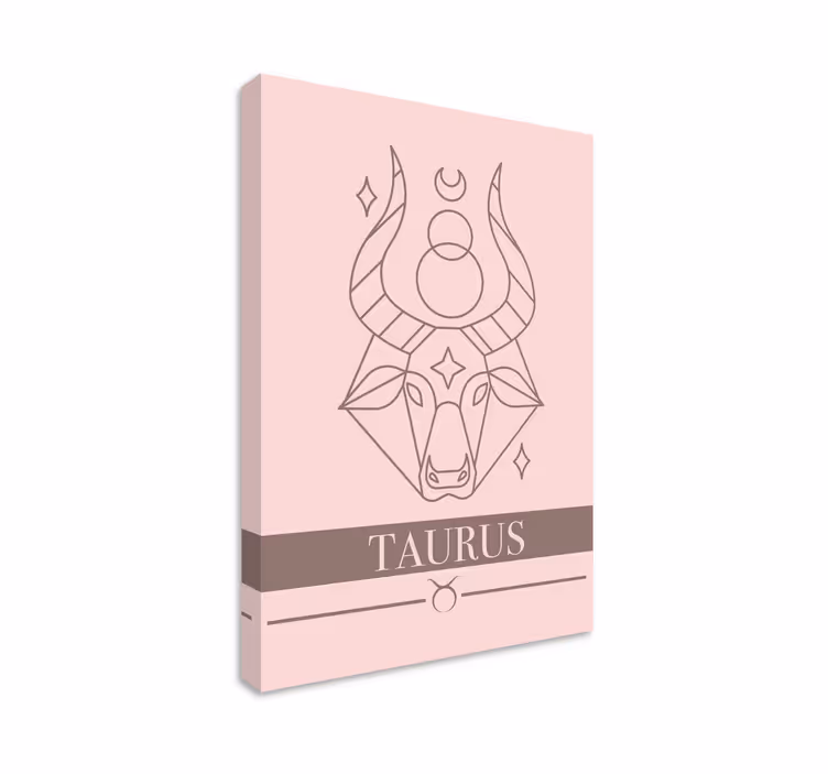 Tablou supereroi reprezentare simbol taur - TenStickers
