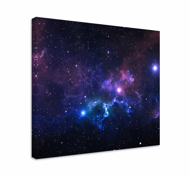 Univers cu mii de stele peisaj pânză - TenStickers