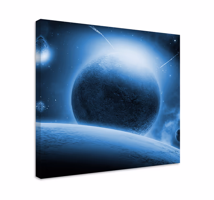 Tablou peisaje planetar cosmic - TenStickers