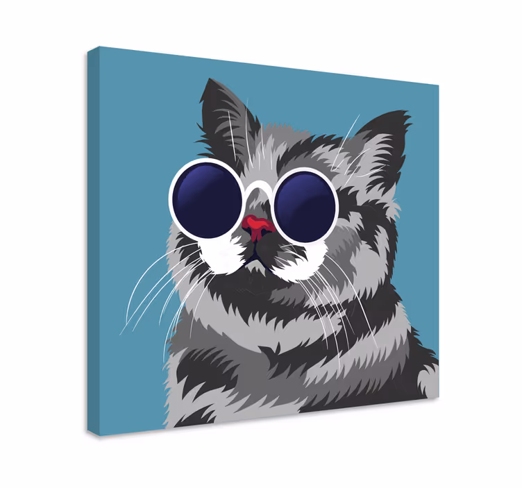 Tablou pisici portret elegant de pisică - TenStickers