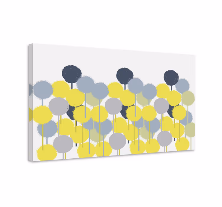 Tablou geometric design cu model circular - TenStickers
