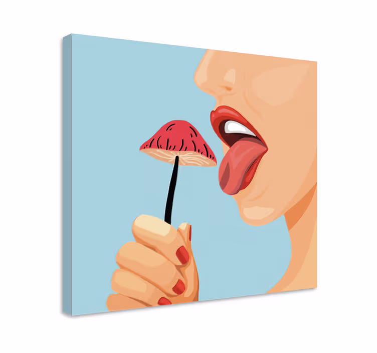Tablou fructe tentație delicioasă de căpșuni - TenStickers