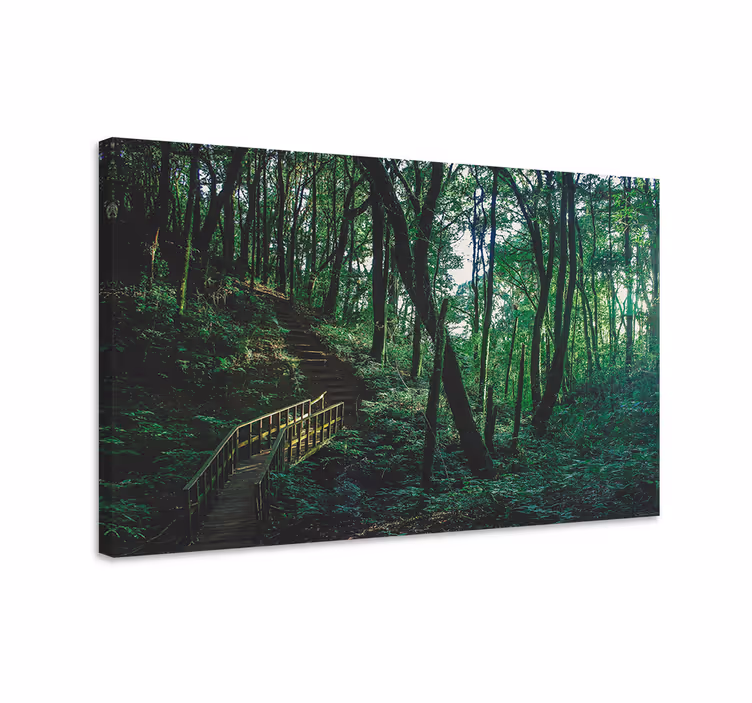 Tablou peisaje poteca din pădure - TenStickers