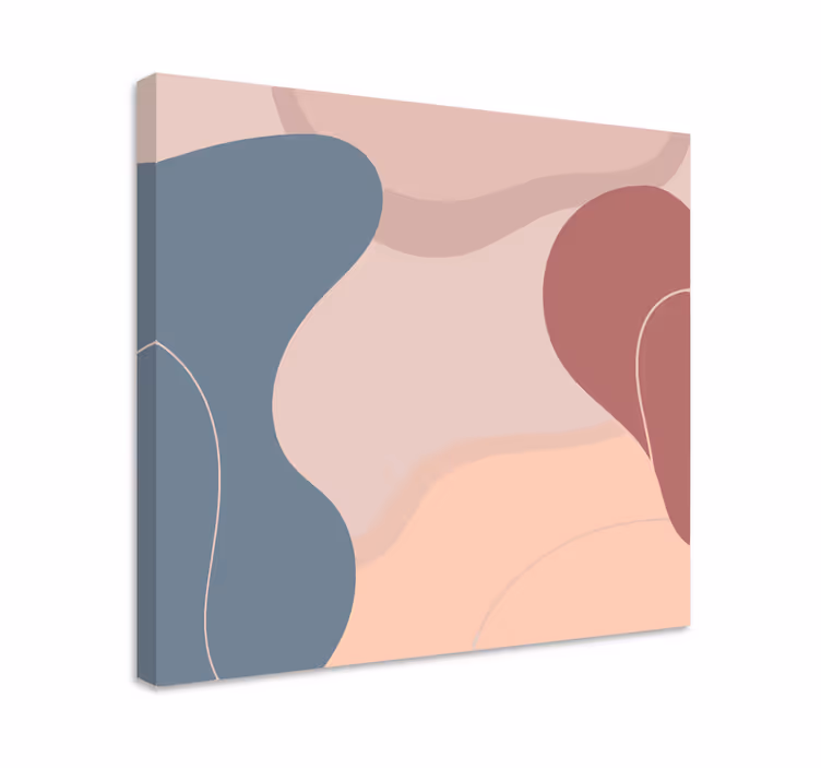 Tablou modern armonie forme organice - TenStickers