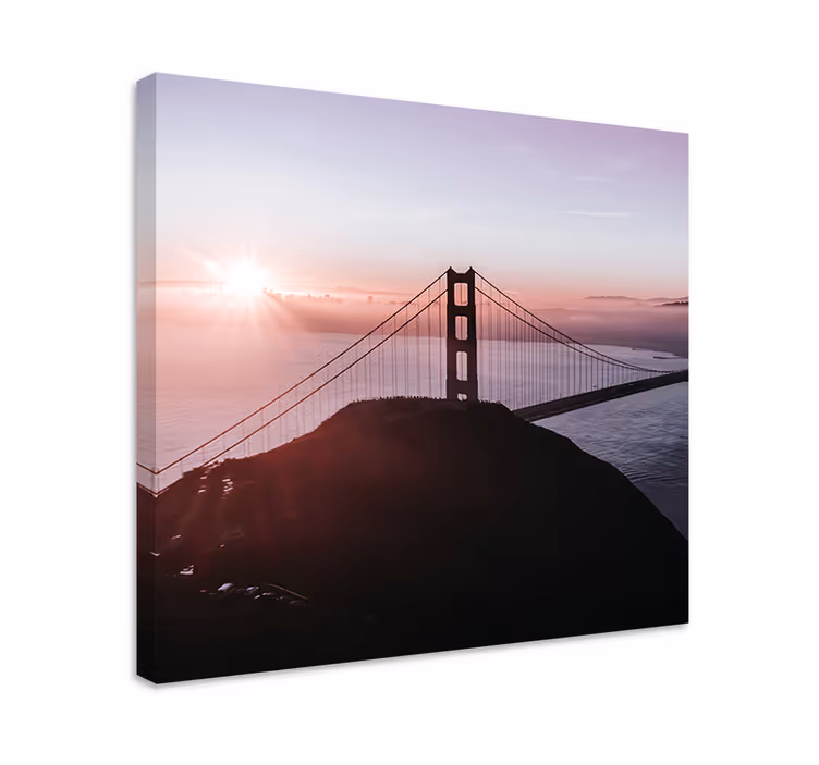 Tablou orașe podul golden gate - TenStickers