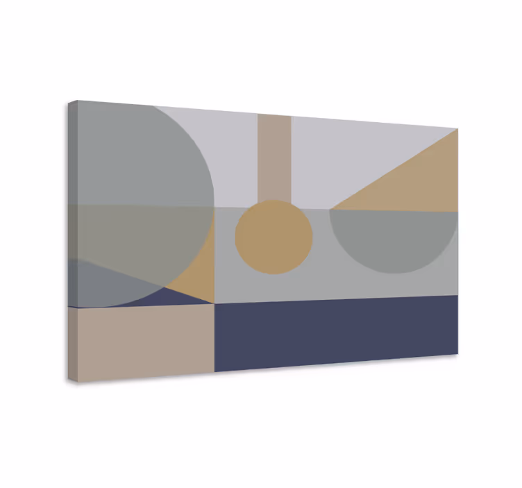 Tablou geometric expunere forme abstracte - TenStickers