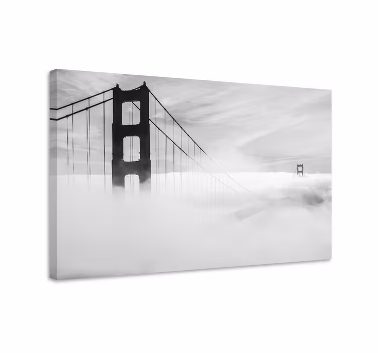 Tablou orașe conexiunea golden gate - TenStickers
