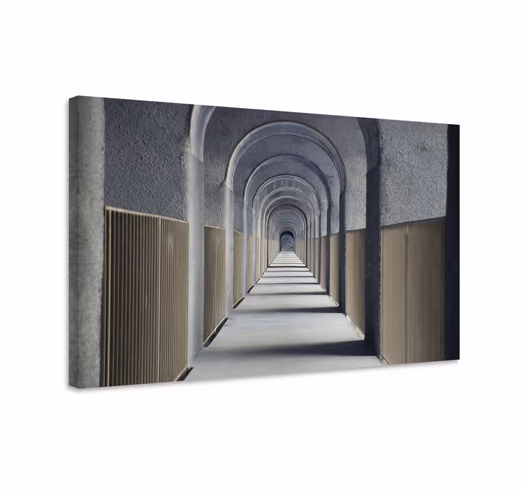 Tablou orașe perspectivă arce arhitecturale - TenStickers