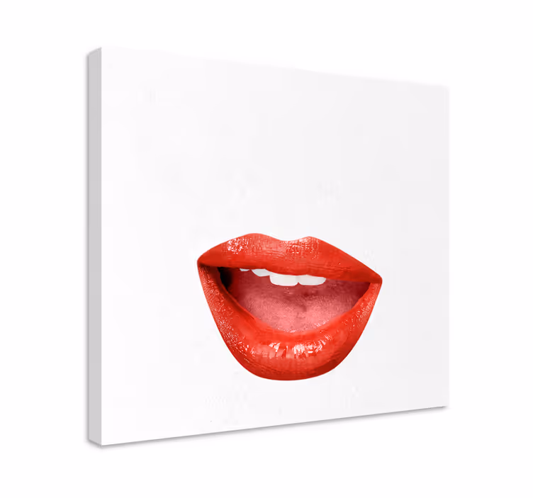 Tablou persoane portret de buze - TenStickers