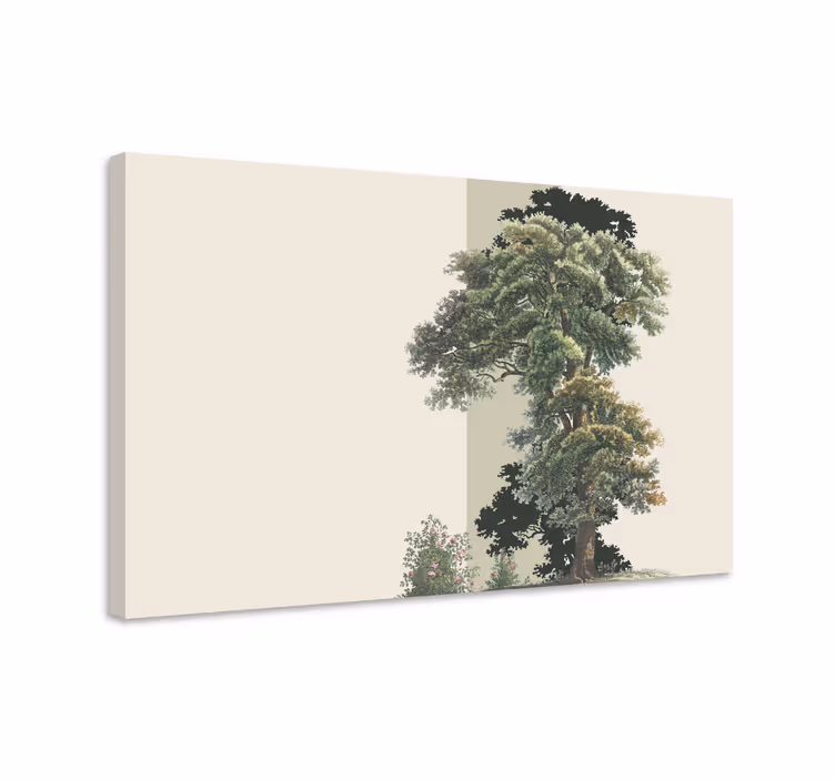 Tablou copaci contur regal - TenStickers