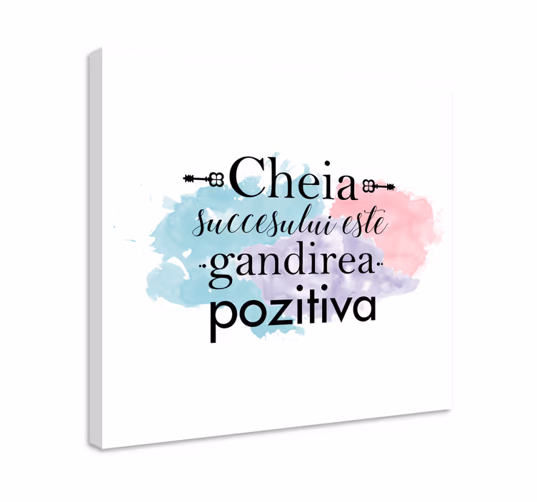 Tablou Cheia succesului este gandirea pozitiva - TenStickers