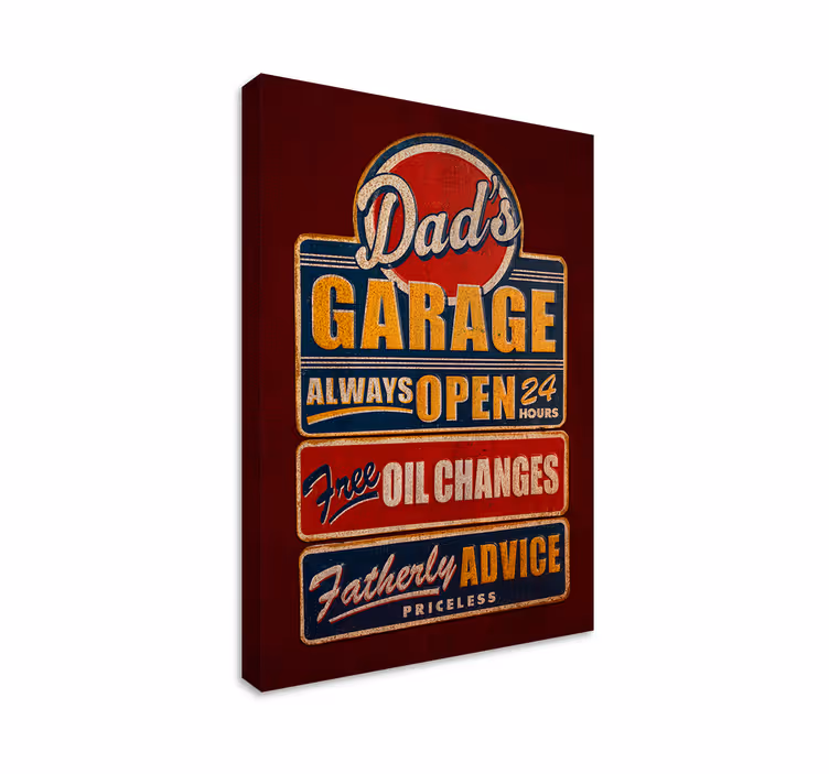 Tablou vintage Panou retro - TenStickers
