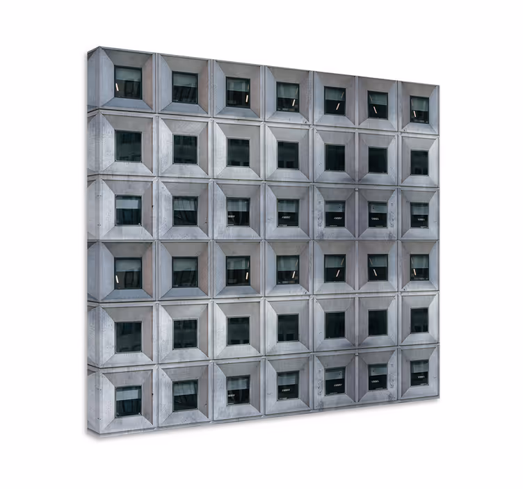 Tablou 3D Arhitectura brutalistă - TenStickers