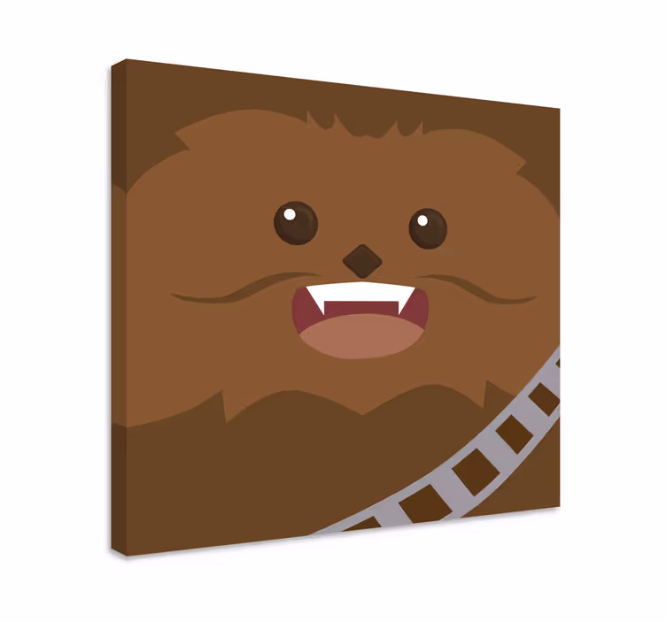 Tablou personaje chewie - TenStickers