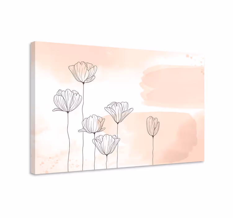 Tablou flori fraze de flori - TenStickers