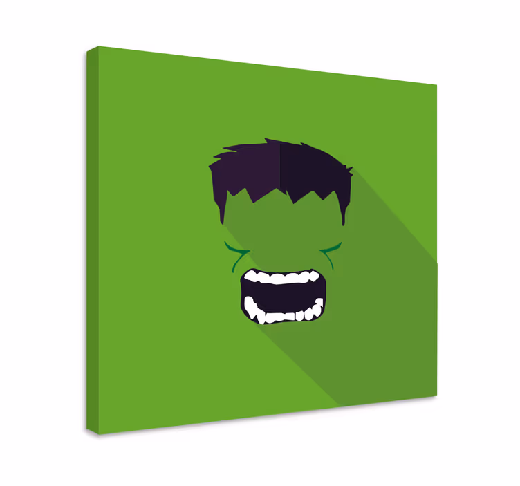 Tablou supereroi Super-erou verde - TenStickers
