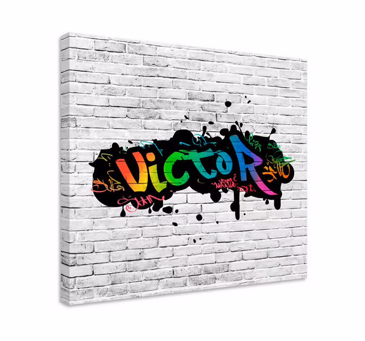 Tablou dormitor nume personalizatNume personalizat - TenStickers