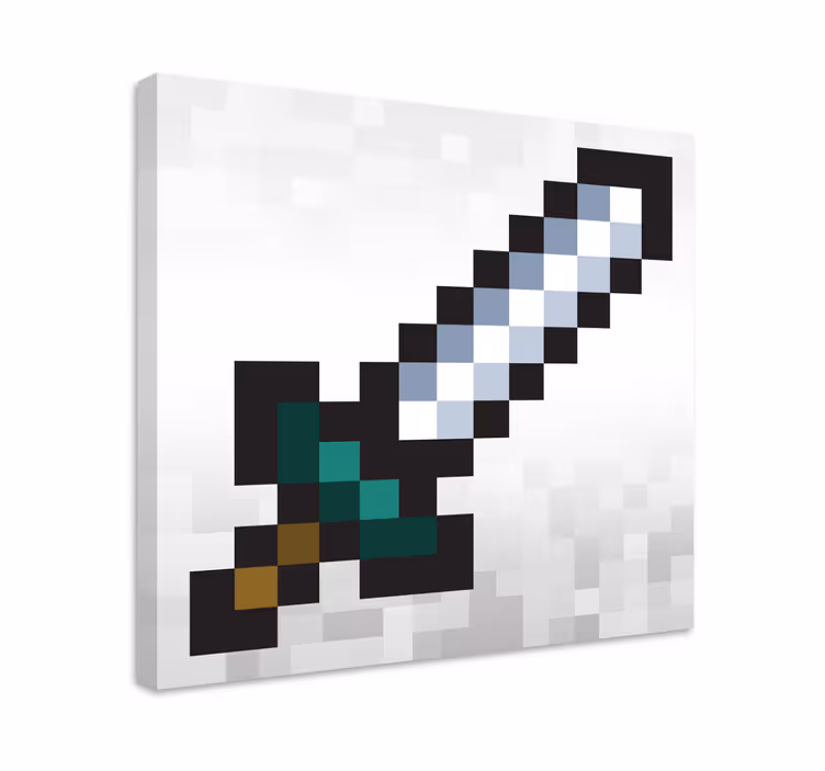 Tablou jocuri video pumnul Pixel - TenStickers