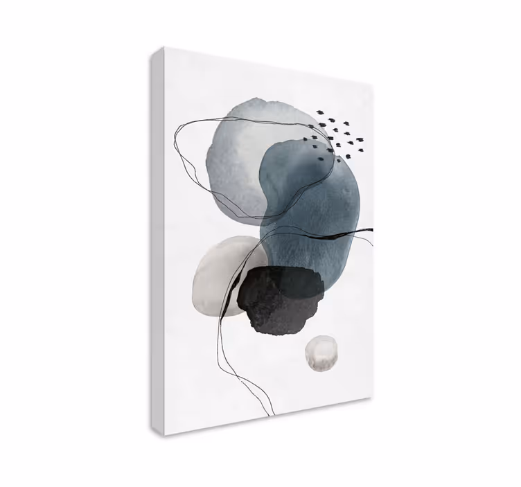 Tablou artă forme abstracte - TenStickers
