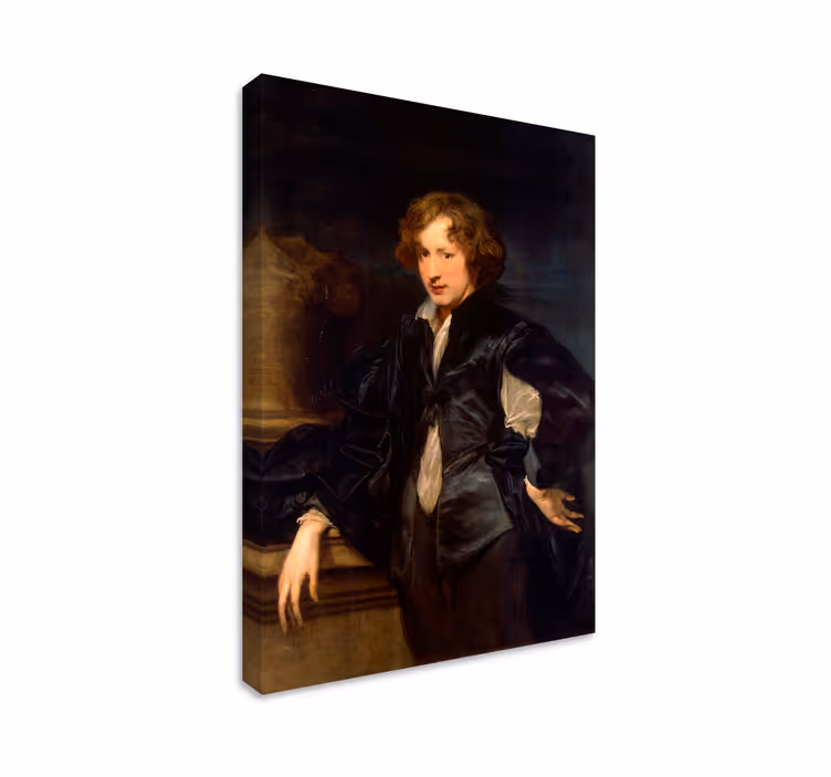 Tablou artă portretul de autoalbastru al lui Van Dyck - TenStickers