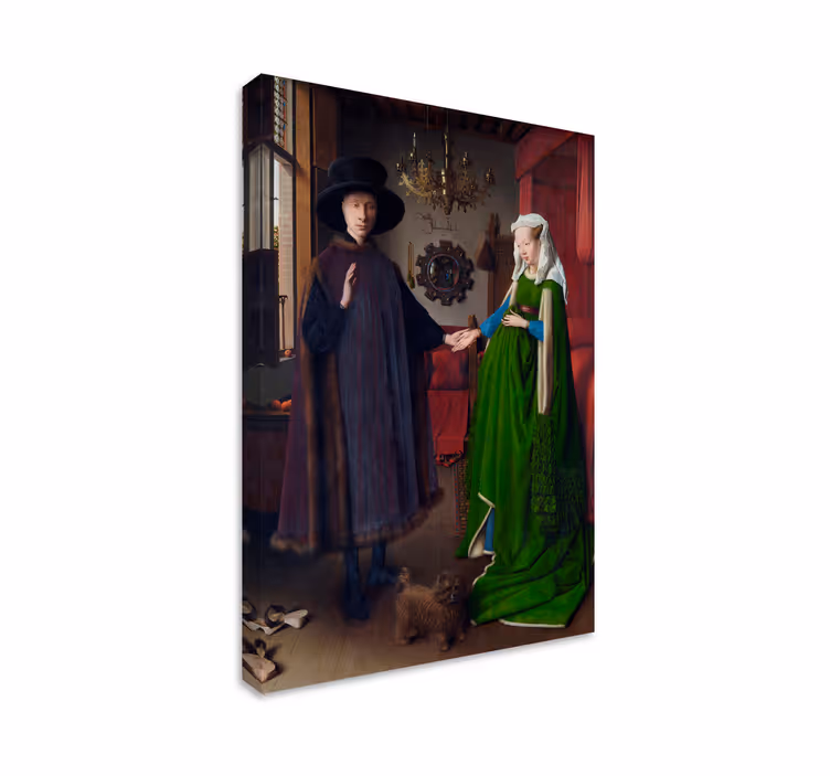 Tablou artă portretul Arnolfini este o pictură realizată de Jan v - TenStickers