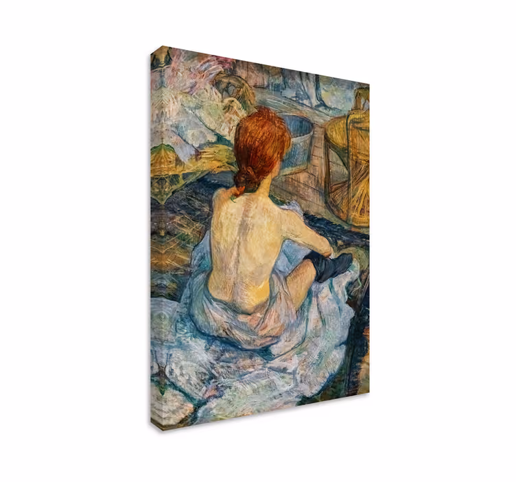 Tablou artă "La Toaletă" de Toulouse-Lautrec"La Toaletă" de Toulo - TenStickers
