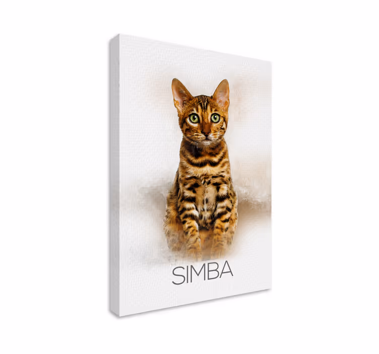 Tablou personalizat portretul animalelor de companie - TenStickers