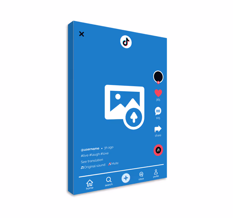 Tablou personalizat tic-tac - TenStickers