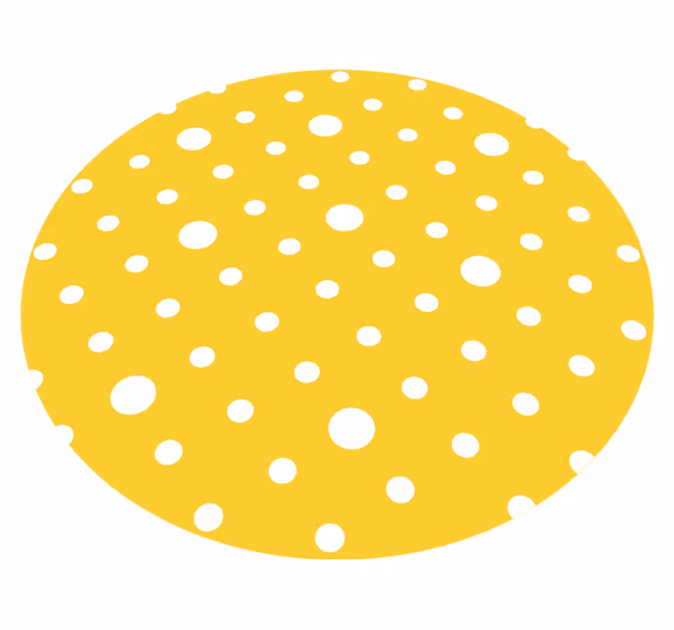 Covor de vinil galben buline - TenStickers