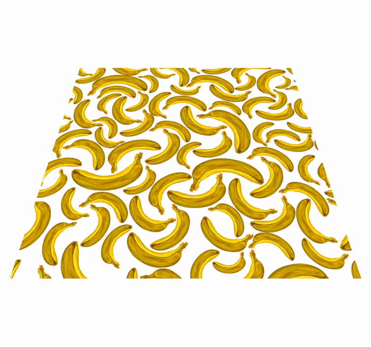 Covor de vinil galben design de banane - TenStickers