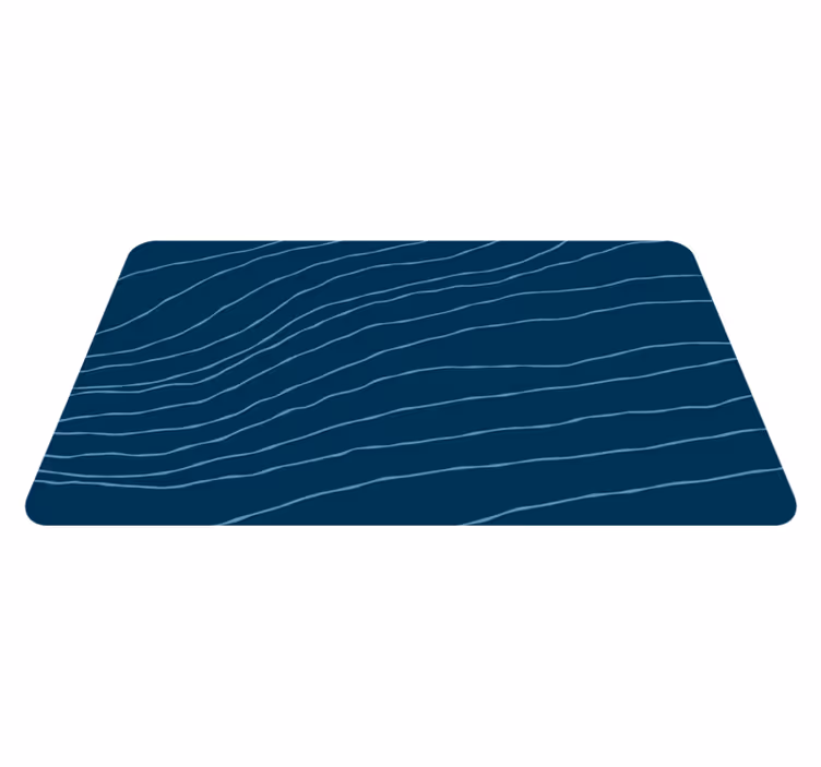 Covor de vinil pentru baie modele de linii ondulate - TenStickers