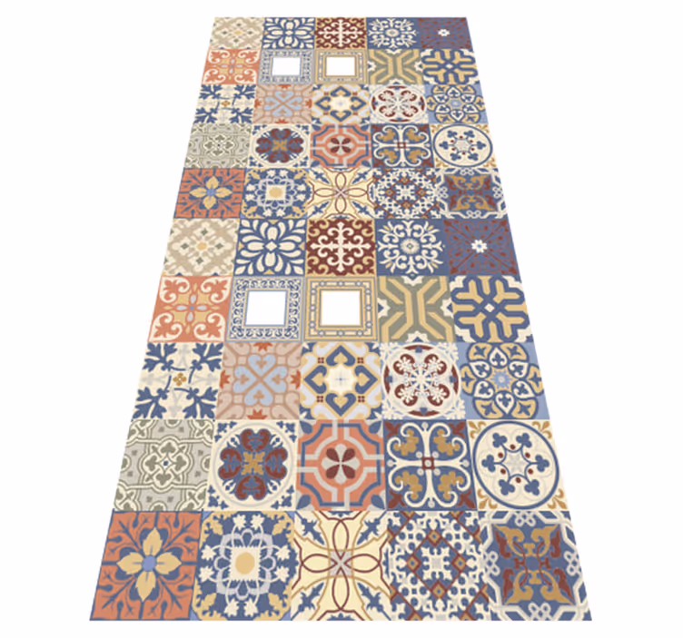 Covor de vinil pentru bucătărie hidraulic multicolor - TenStickers