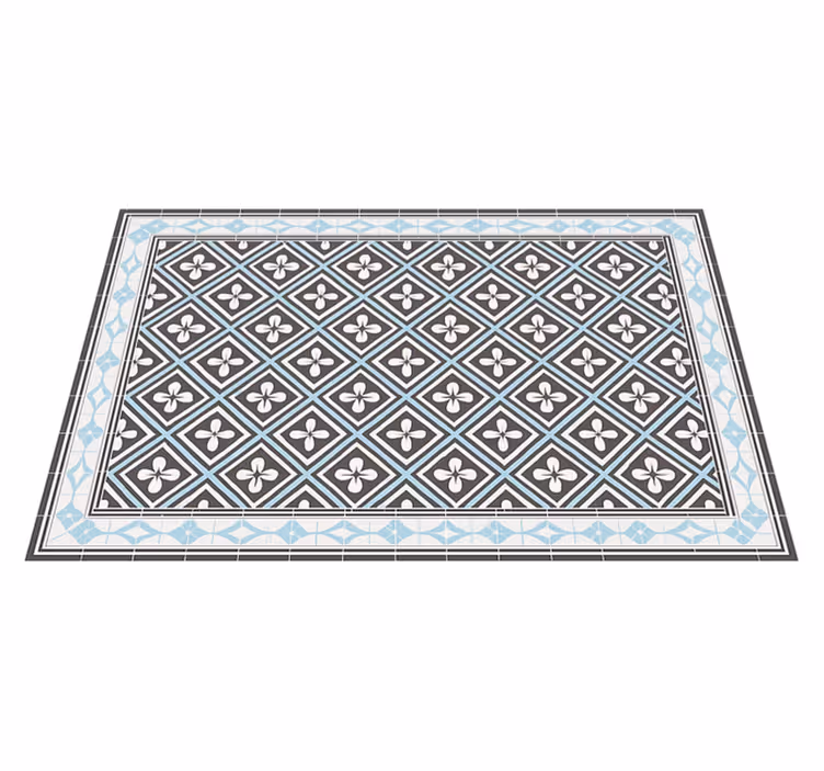 Covor de vinil pentru exterior design geometric al plăcilor - TenStickers
