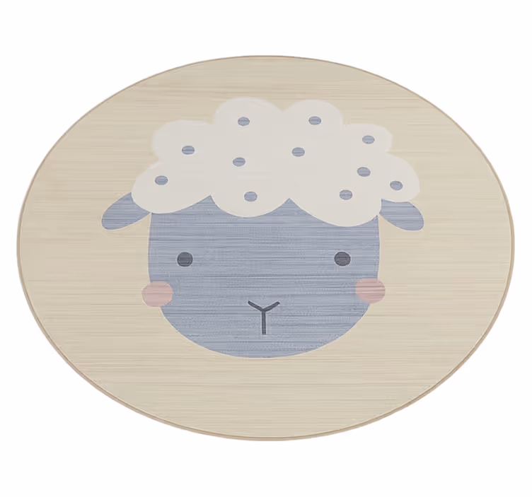 Alții covor de vinil pui de oaie bej - TenStickers