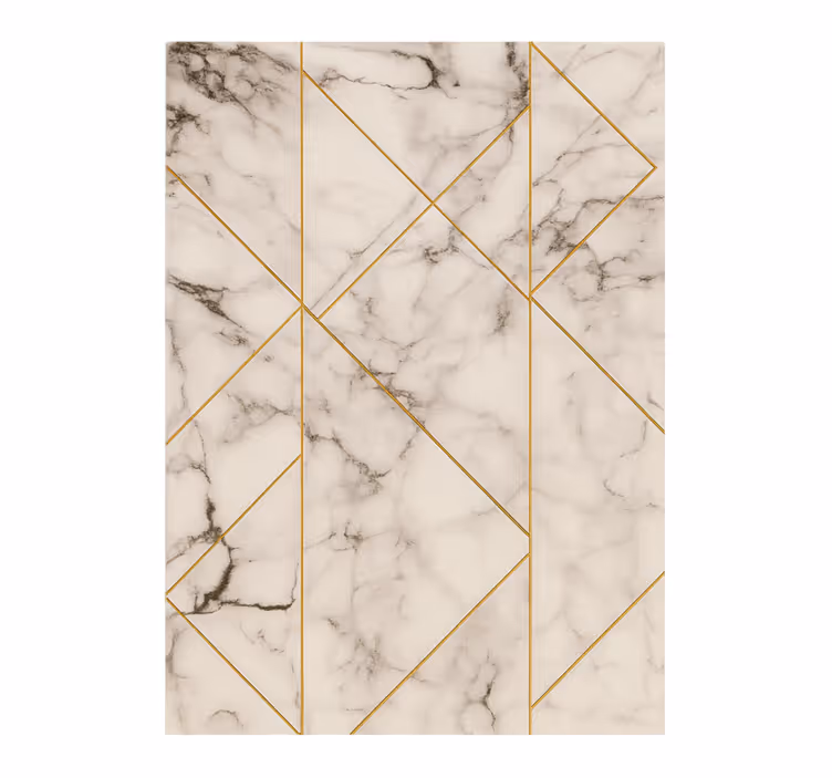 Covor de vinil marmura design elegant de grilă - TenStickers