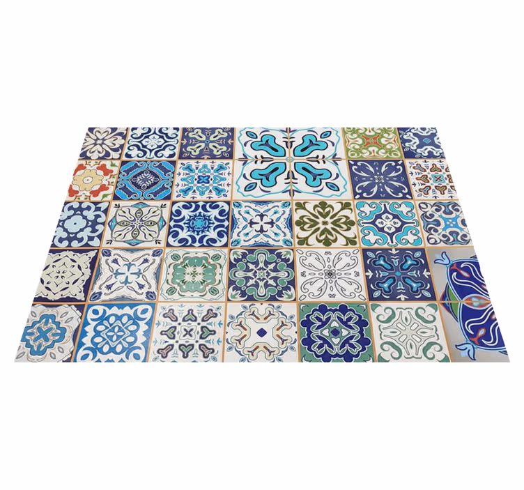 Covor de vinil hol mozaic mediteranean - TenStickers