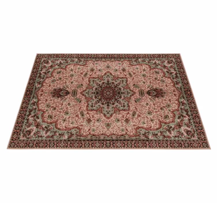 Covor de vinil hol trandafir vintage - TenStickers