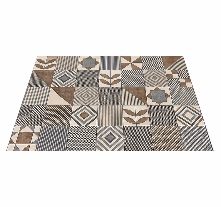 Covor de vinil pentru bucătărie natură geometrică abstractă - TenStickers