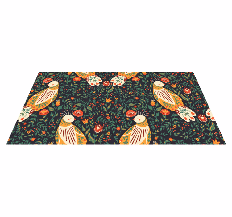 Covor vinil animal folclor polonez - TenStickers