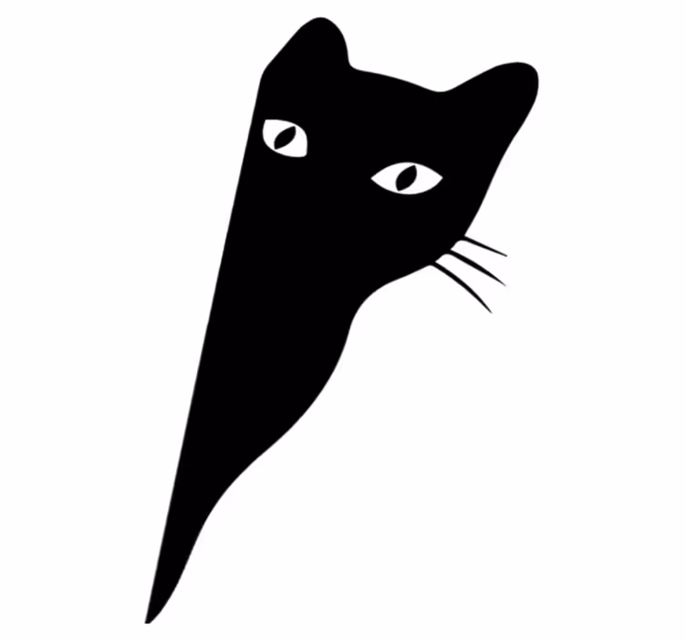 Covor vinil animal pisică miorlăitoare - TenStickers
