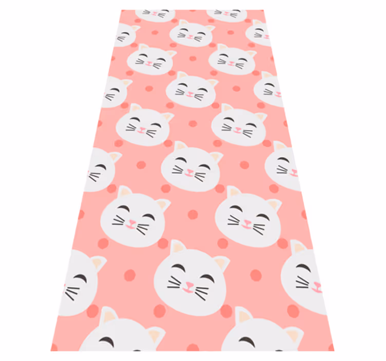 Covor vinil animal pisicuțe amuzante - TenStickers
