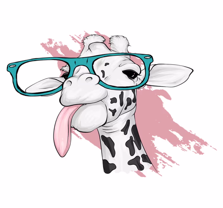 Covor vinil animal picături de girafă - TenStickers